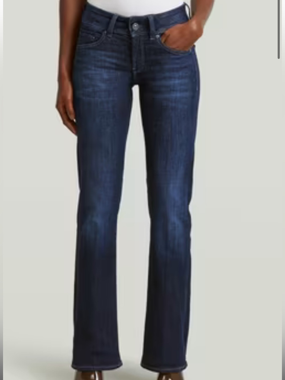 Designer G-Star Denim midge bootleg jeans